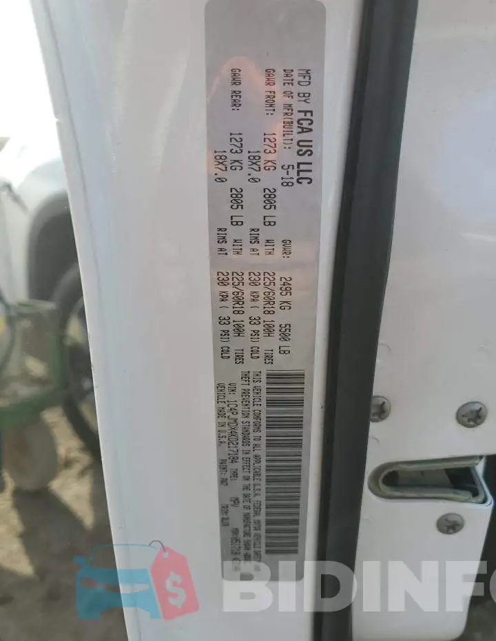 1C4PJMDX4KD217184 Photo# 13