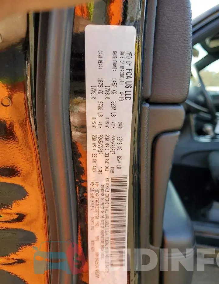 1C4RJFAG4KC767760 Photo# 13