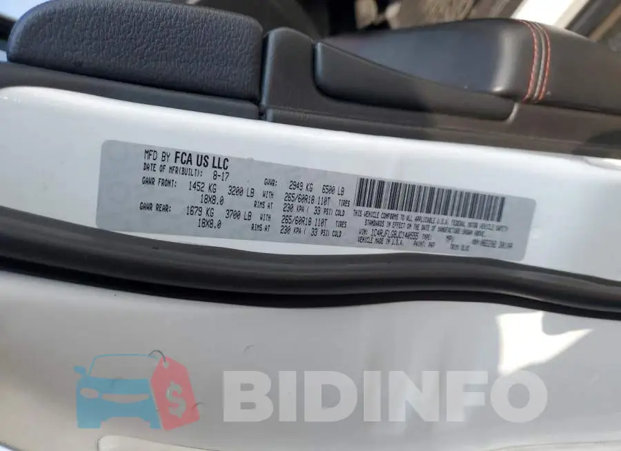 1C4RJFLG8JC140555 Photo# 13