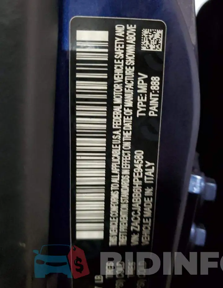 ZACCJABB6HPE94580 Photo# 13