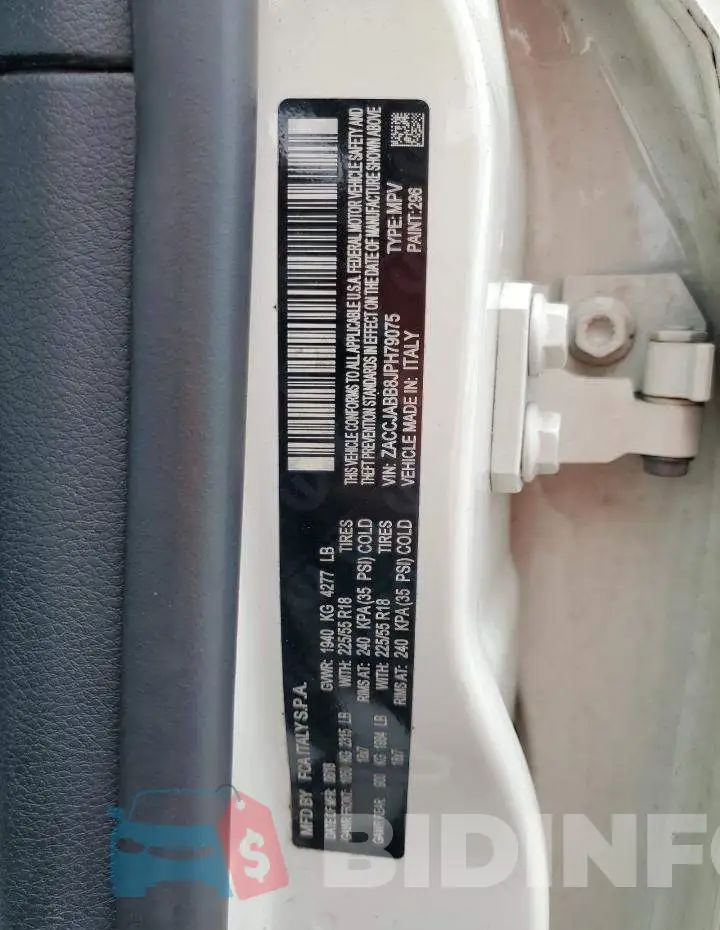 ZACCJABB8JPH79075 Photo# 13