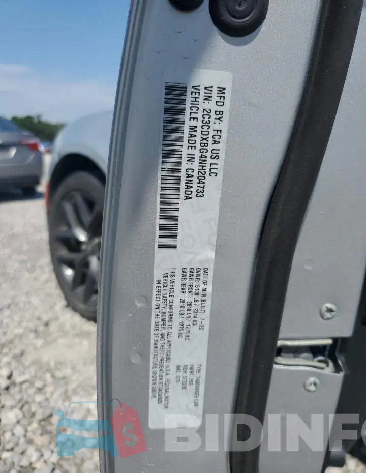 2C3CDXBG4NH204733 Photo# 13