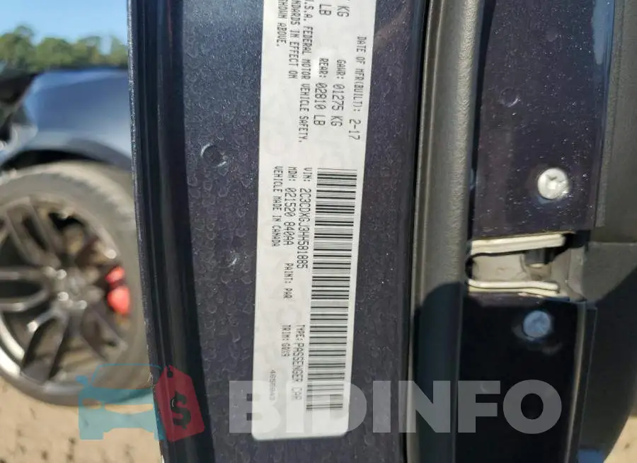 2C3CDXGJ3HH581885 Photo# 12