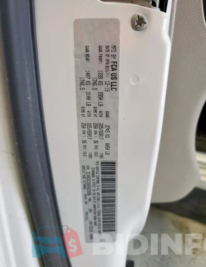 2C4RDGCGXKR622286 Photo# 12
