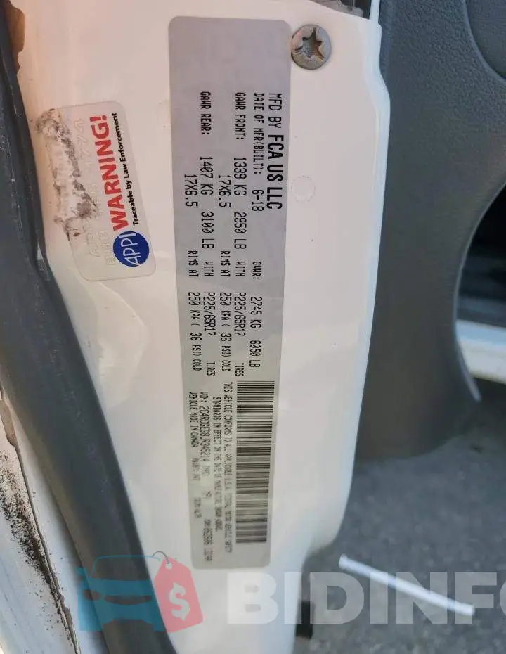 2C4RDGEG8JR345214 Photo# 13
