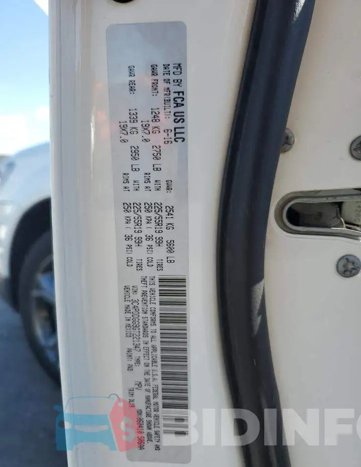 3C4PDDGG9GT221347 Photo# 13