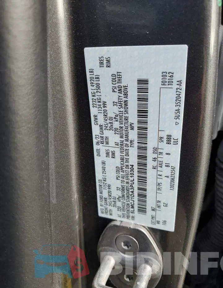 5LMCJ1DA3PUL10304 Photo# 13