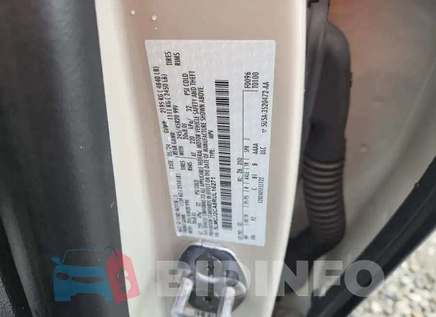 5LMCJ2CA8RUL16271 Photo# 13
