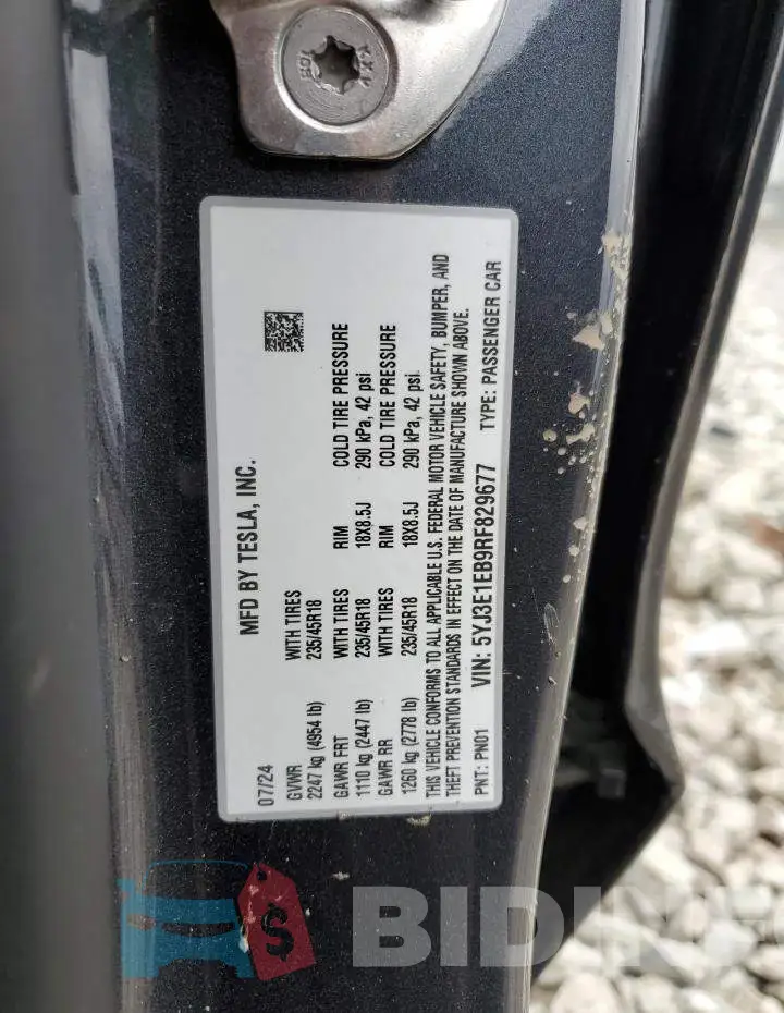 5YJ3E1EB9RF829677 Photo# 12