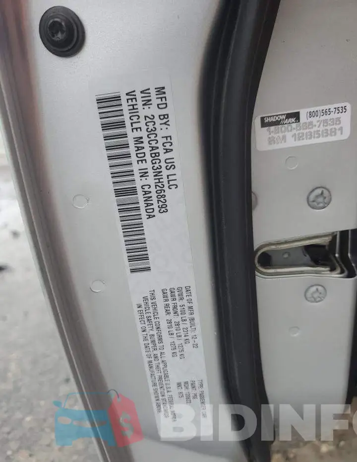 2C3CCABG3NH268293 Photo# 13