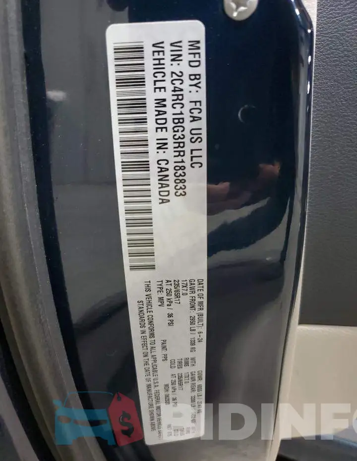 2C4RC1BG3RR183833 Photo# 14