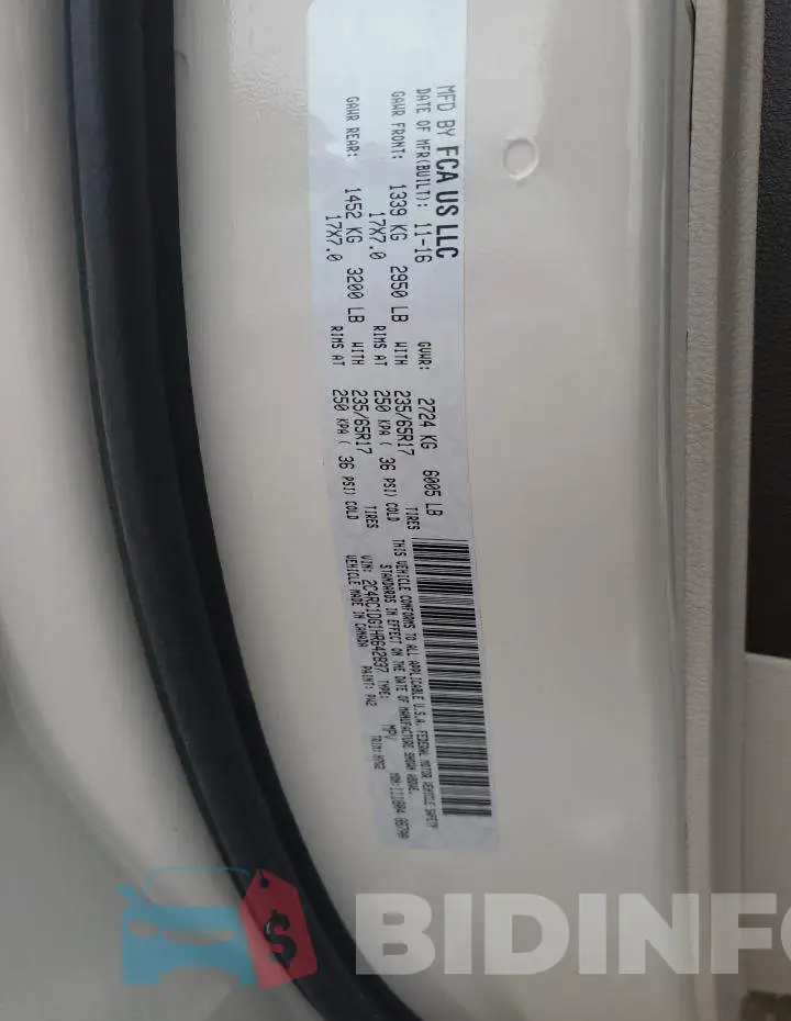 2C4RC1DG1HR642837 Photo# 13