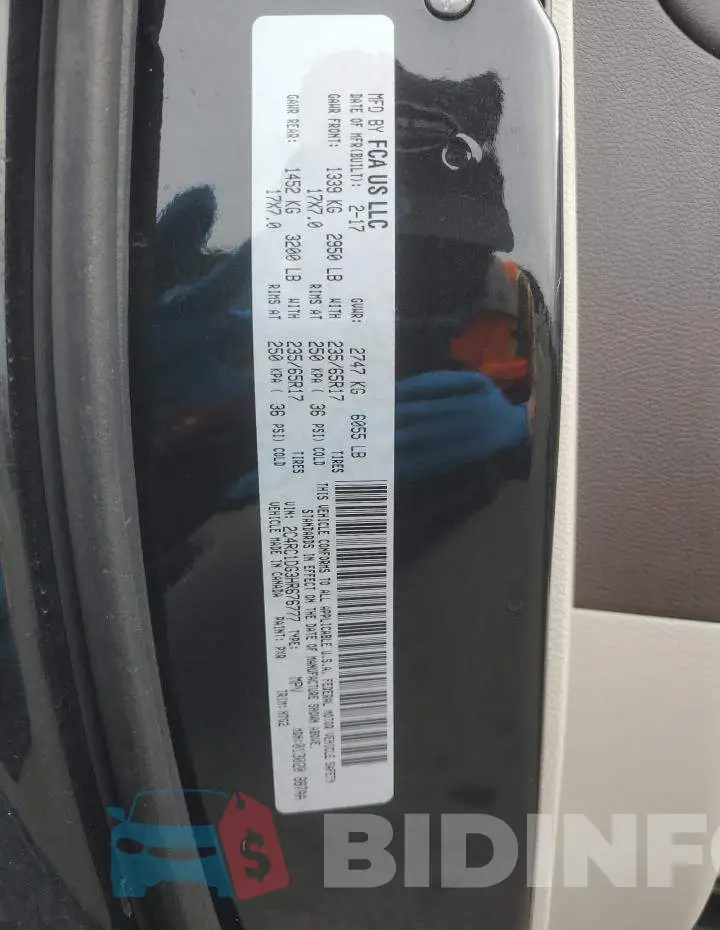 2C4RC1DG3HR676777 Photo# 14