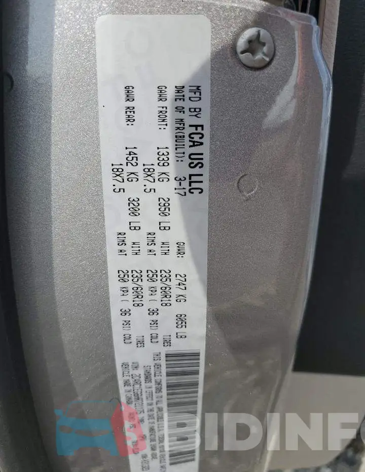 2C4RC1EG6HR721175 Photo# 13