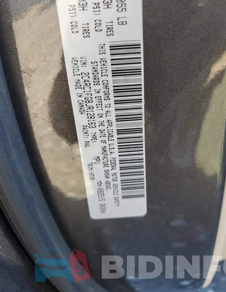 2C4RC1FG8JR128163 Photo# 13