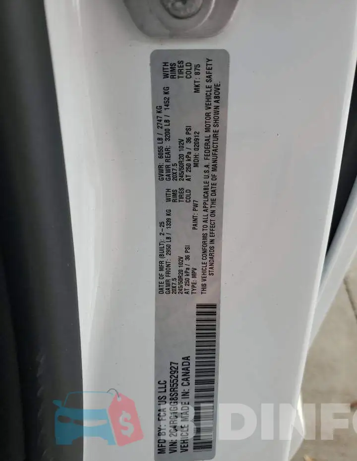 2C4RC1GG8SR552927 Photo# 13