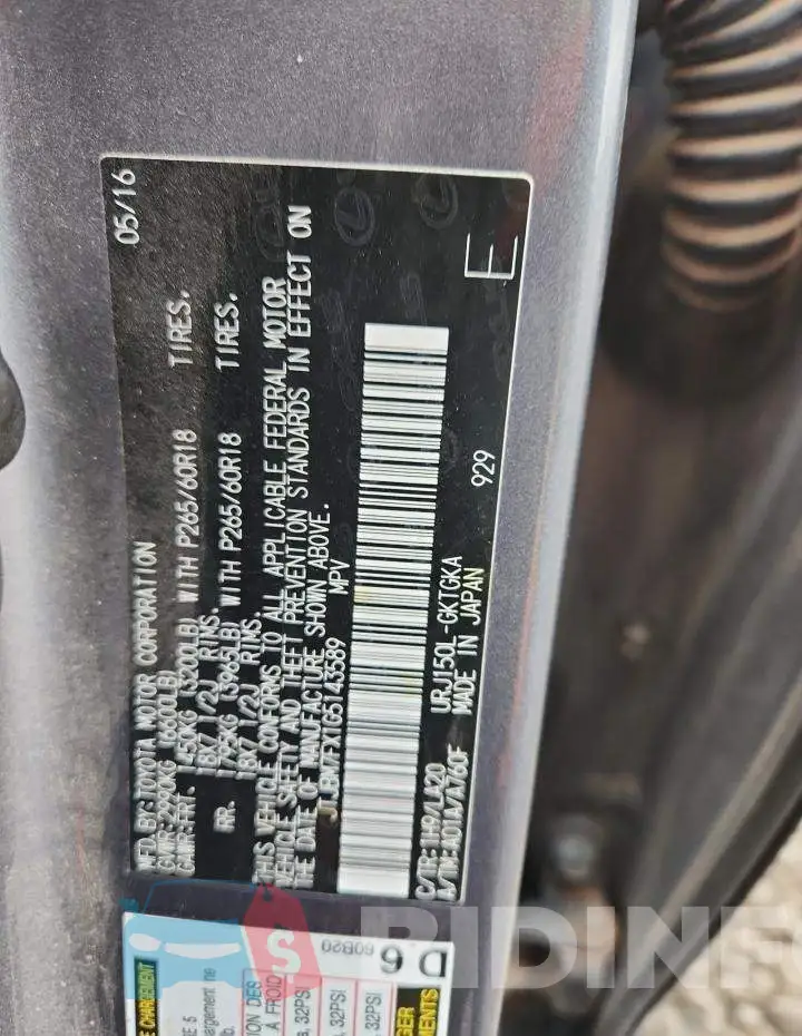 JTJBM7FX1G5143589 Photo# 13