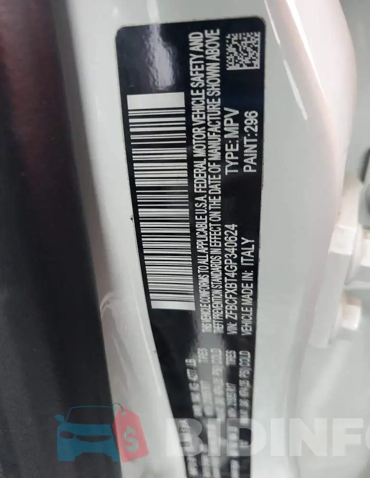 ZFBCFXBT4GP340624 Photo# 13