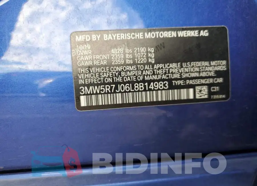 3MW5R7J06L8B14983 Photo# 12