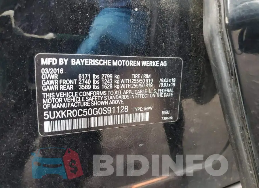 5UXKR0C50G0S91128 Photo# 13