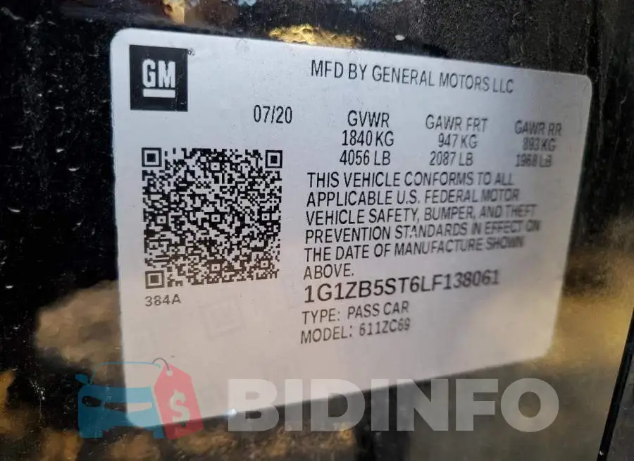 1G1ZB5ST6LF138061 Photo# 13