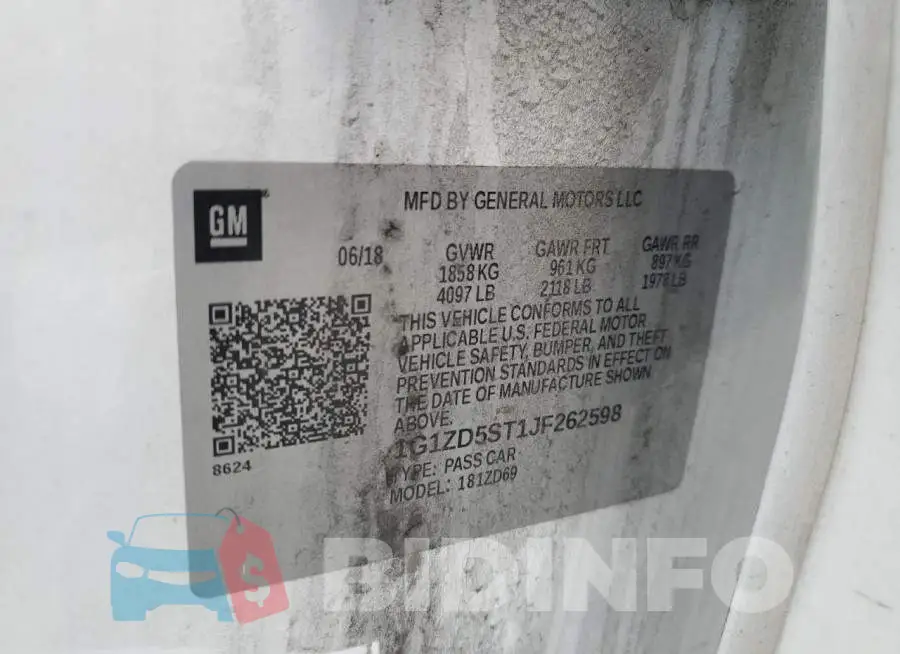 1G1ZD5ST1JF262598 Photo# 13