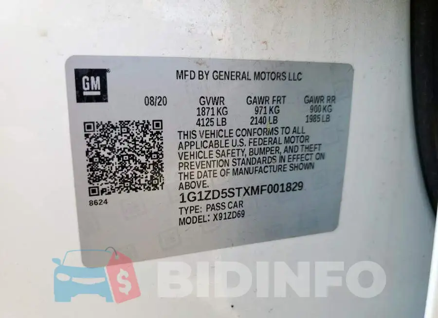 1G1ZD5STXMF001829 Photo# 13