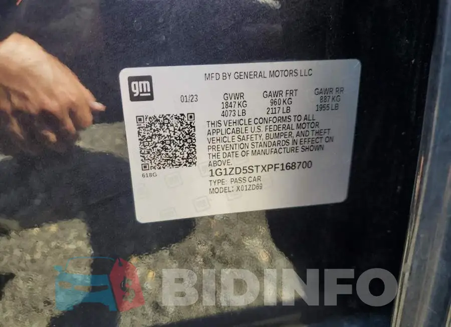 1G1ZD5STXPF168700 Photo# 12