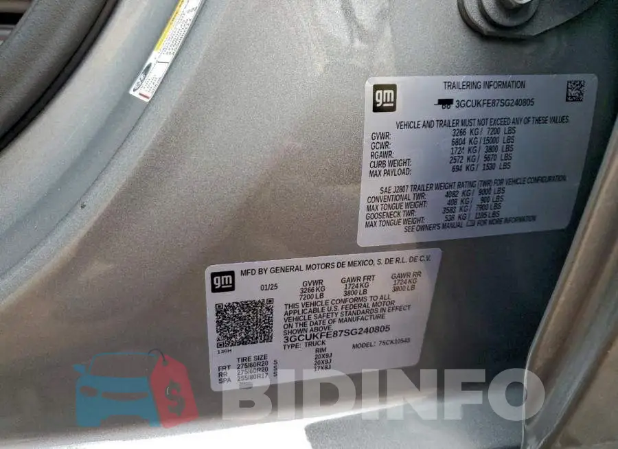 3GCUKFE87SG240805 Photo# 13