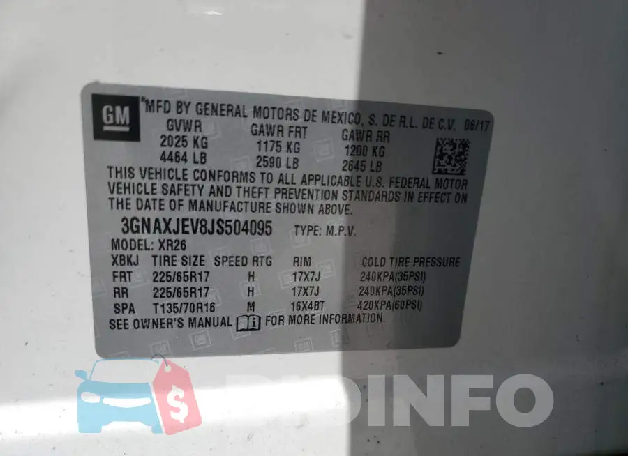 3GNAXJEV8JS504095 Photo# 13