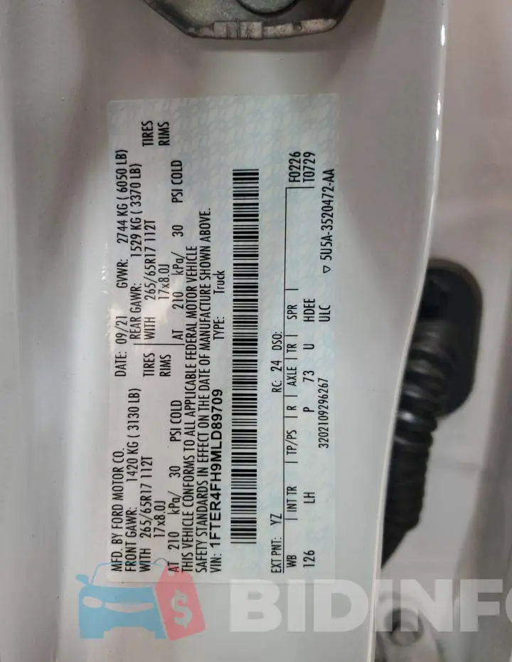 1FTER4FH9MLD89709 Photo# 12