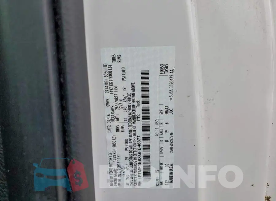 1FTMF1E8XGFB48877 Photo# 12