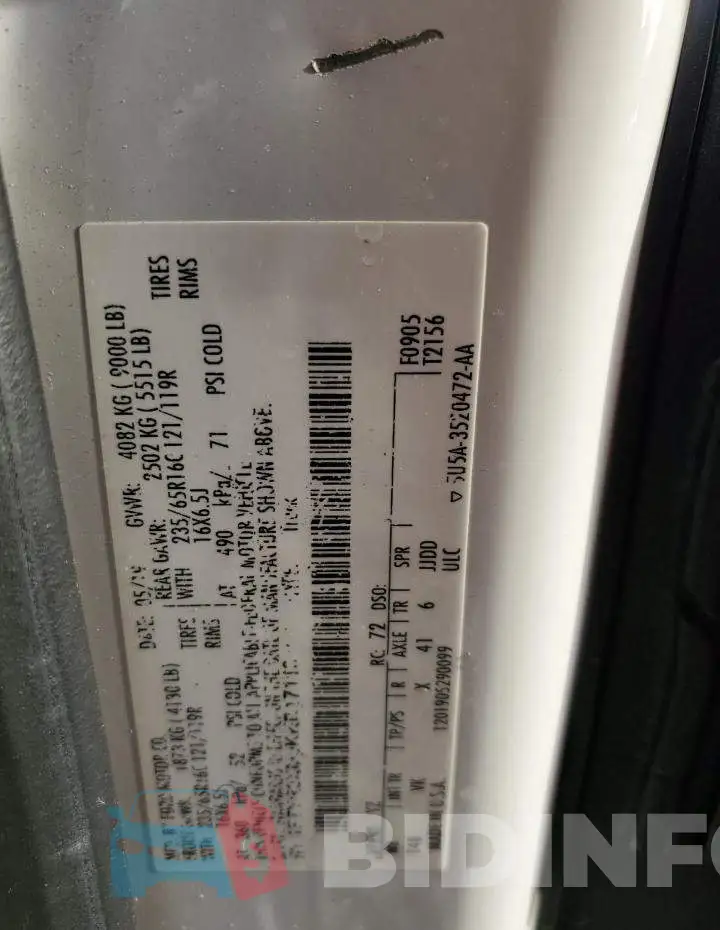1FTYR2XM9KKB17113 Photo# 13