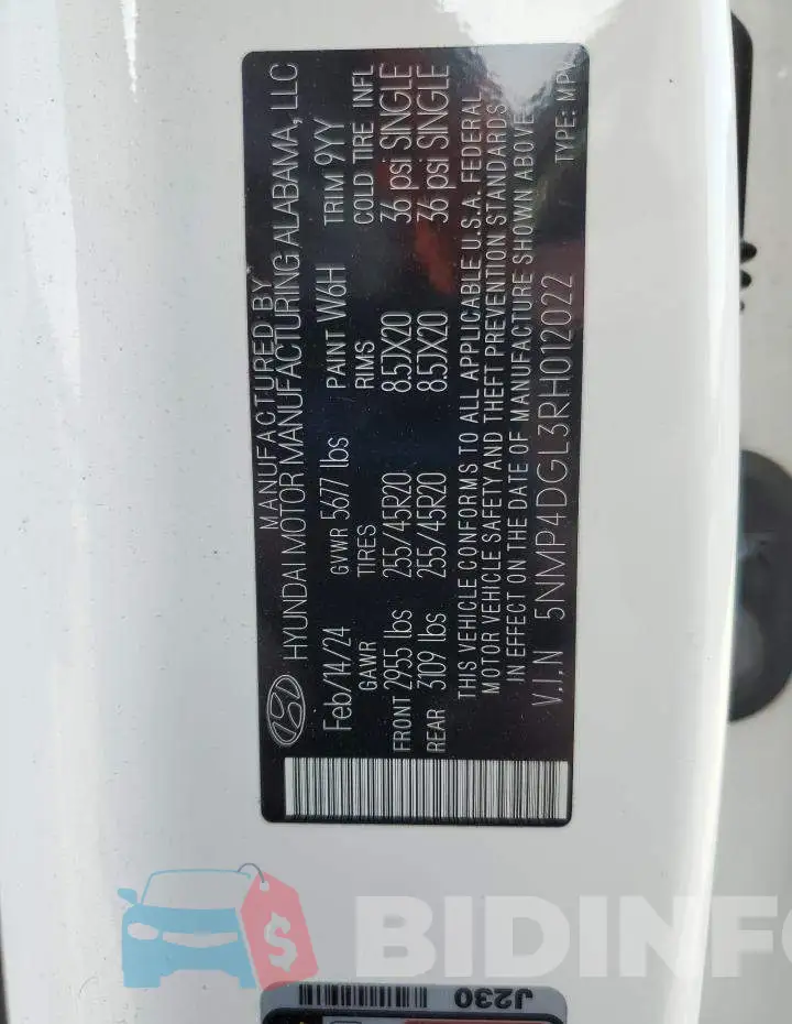 5NMP4DGL3RH012022 Photo# 13
