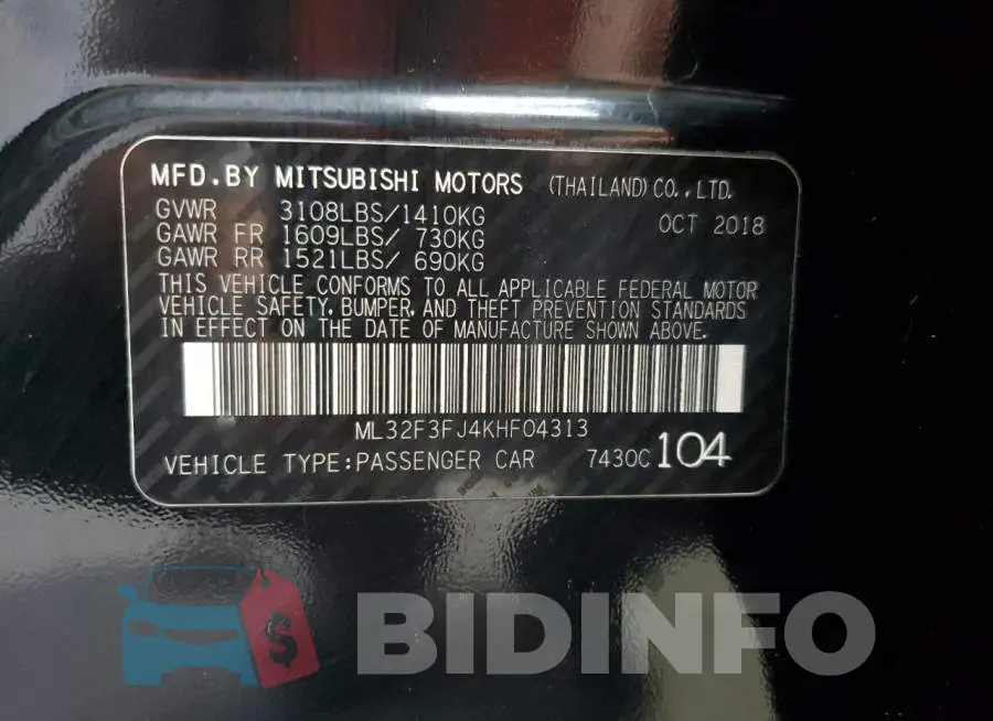 ML32F3FJ4KHF04313 Photo# 12