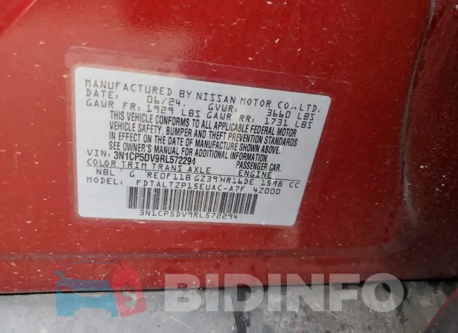 3N1CP5DV9RL572294 Photo# 12