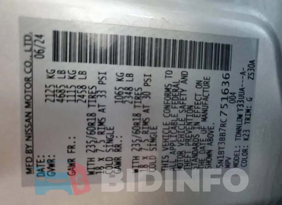 5N1BT3BB7RC751636 Photo# 14