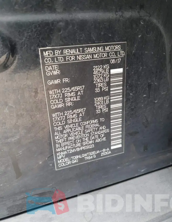 KNMAT2MV8HP619123 Photo# 13