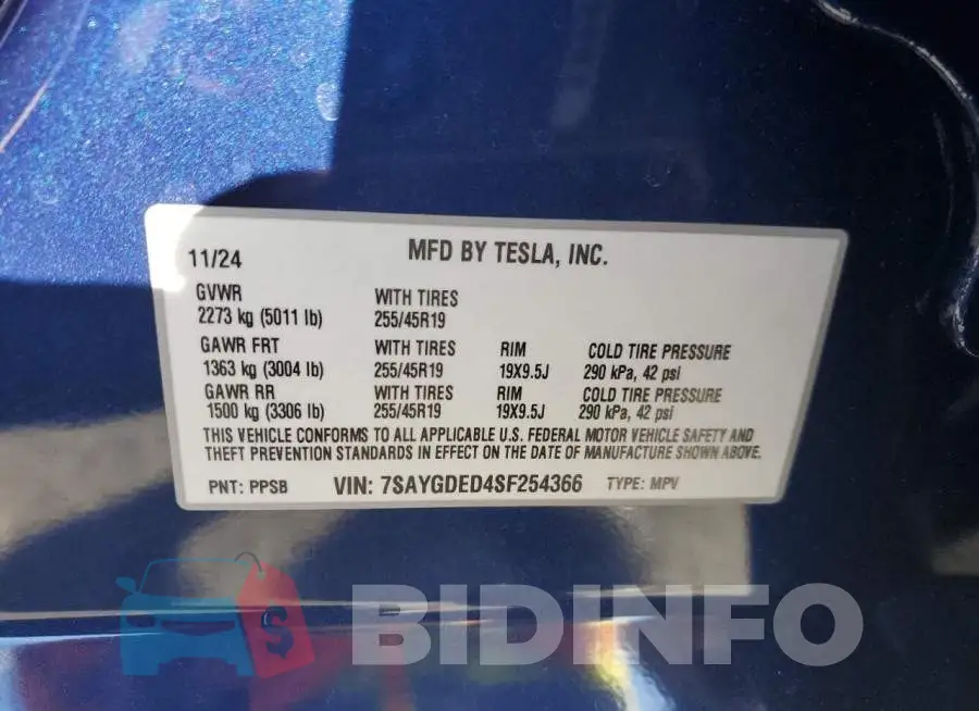 7SAYGDED4SF254366 Photo# 13