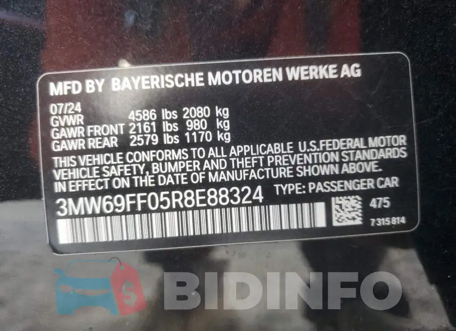 3MW69FF05R8E88324 Photo# 12