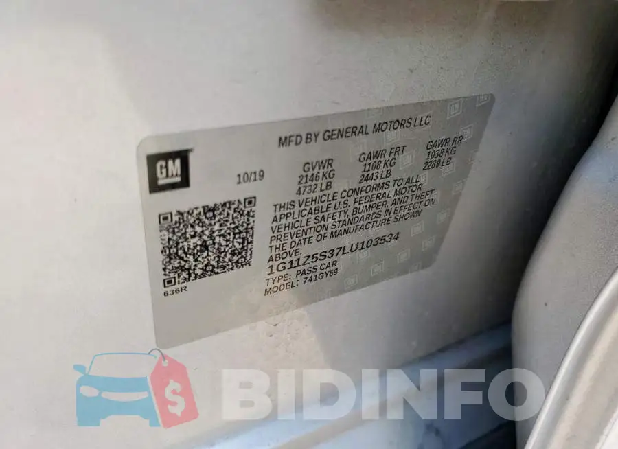 1G11Z5S37LU103534 Photo# 12