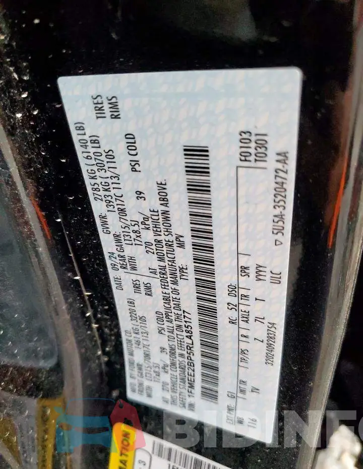1FMEE2BP5RLA85177 Photo# 12