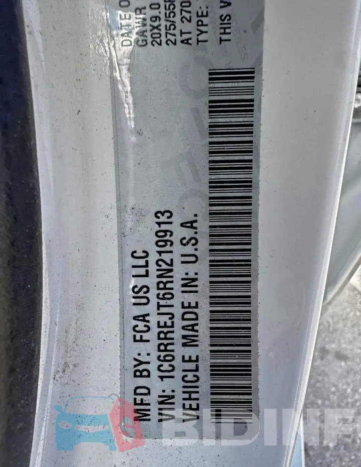 1C6RREJT6RN219913 Photo# 10