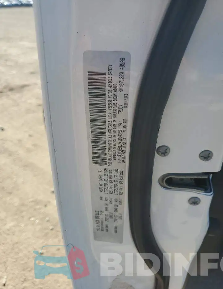 3C6UR5ML7KG634355 Photo# 13