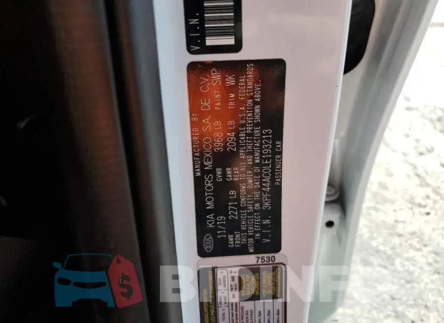 3KPF44AC0LE193213 Photo# 12