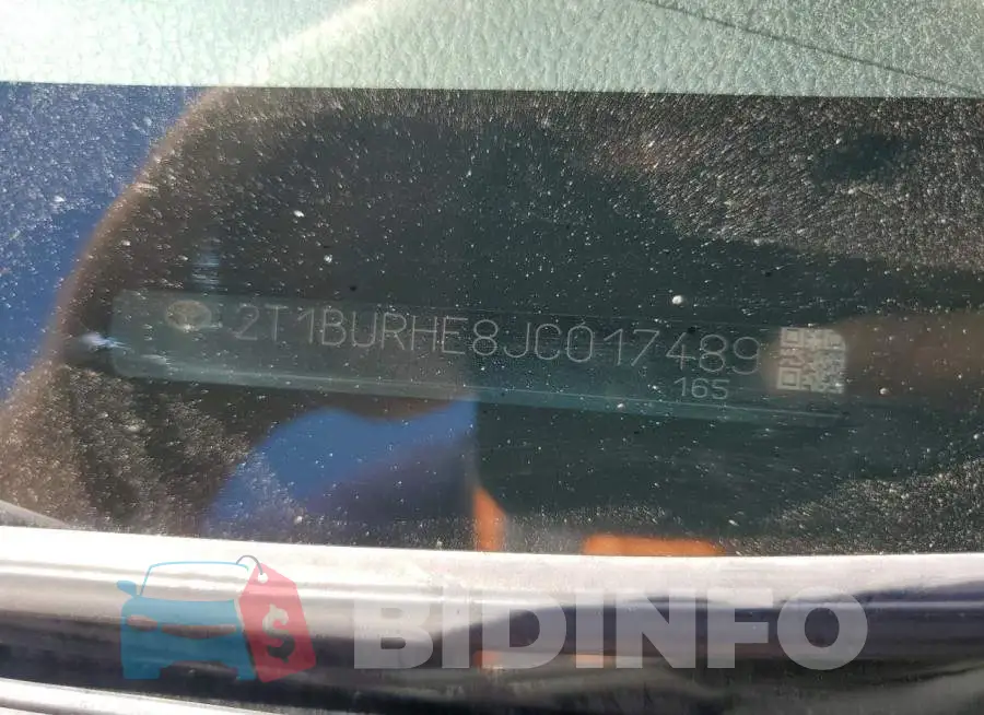 2T1BURHE8JC017489 Photo# 12