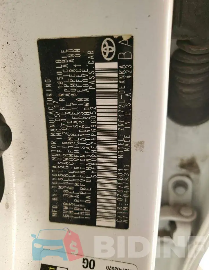 5YFBURHE7HP696052 Photo# 12