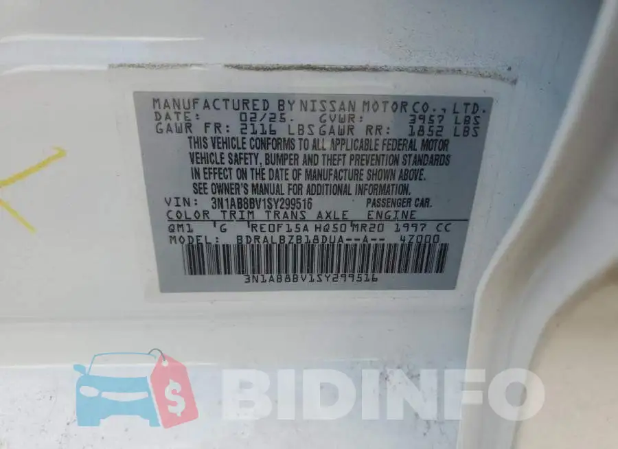 3N1AB8BV1SY299516 Photo# 12