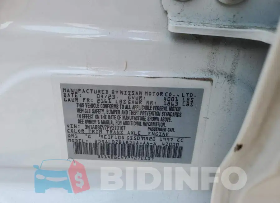 3N1AB8CV7PY270107 Photo# 12