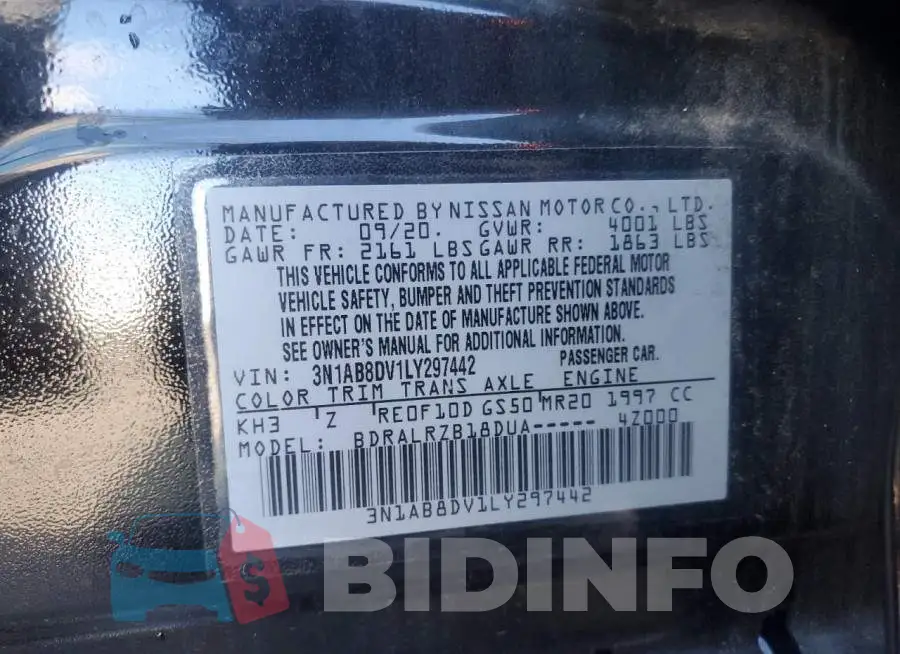 3N1AB8DV1LY297442 Photo# 12